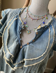 Knotted charm necklace - Guardian