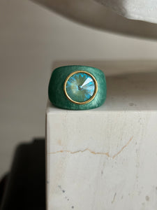 Orb ring - Mod Series / Verde (size 8)