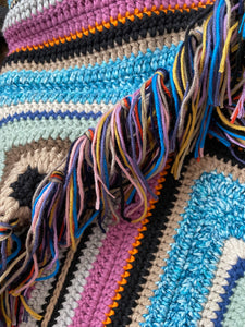 IBIZA Collection ~ Freebird ~ large crochet fringe hobo bag