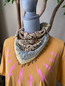 Beaded bandana necklace - Bradley