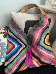 IBIZA Collection ~ Shaka ~ large crochet hobo bag