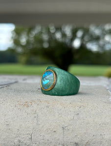 Orb ring - Mod Series / Verde (size 8)