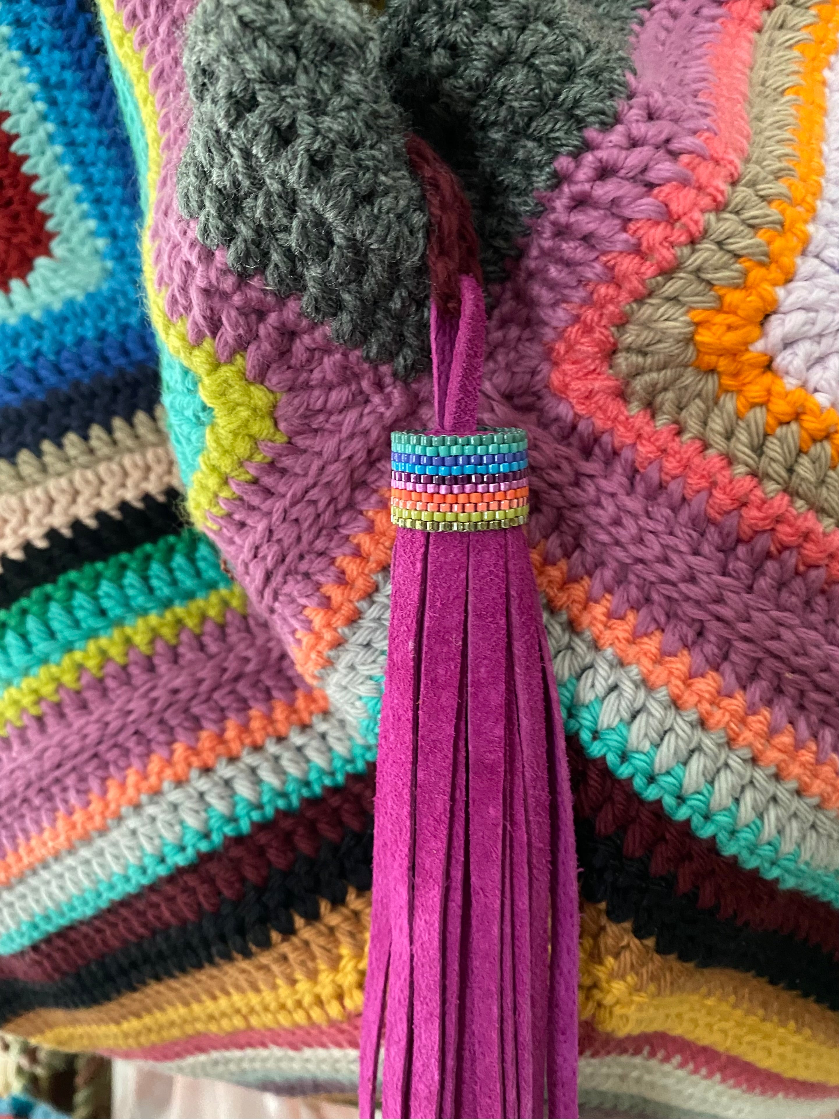 IBIZA Collection ~ Shaka ~ large crochet hobo bag