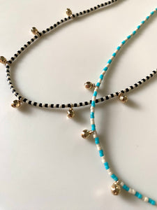 Minimalist beaded choker necklace - Choose color