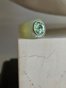 Orb ring - Mod Series / Kiwi (size 8)