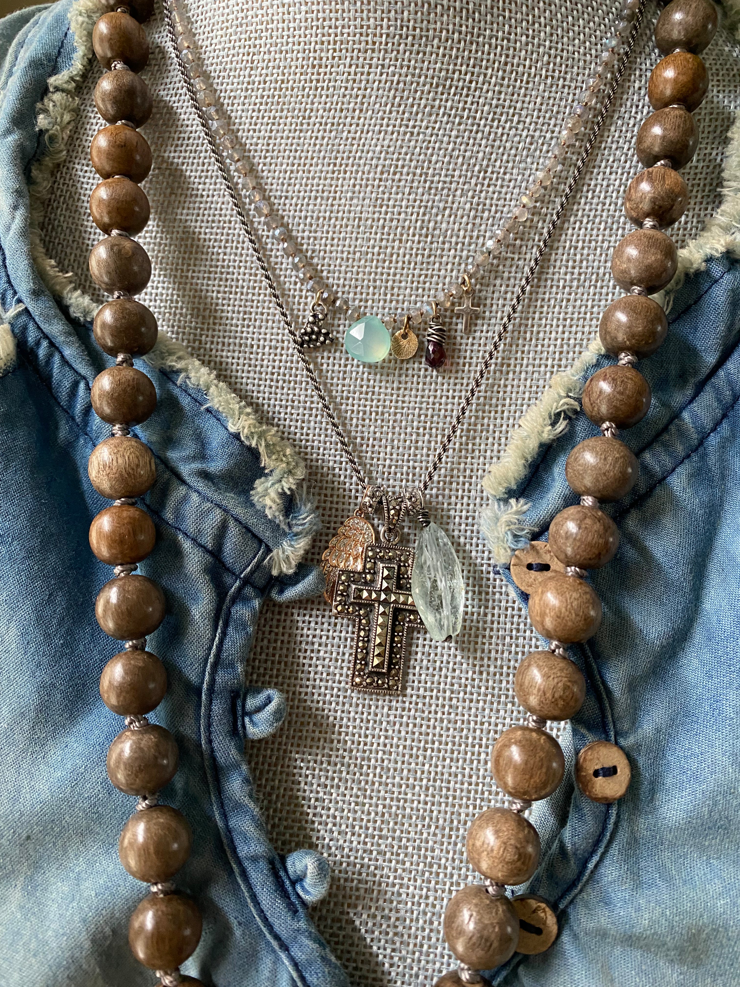 Wing & a Prayer necklace