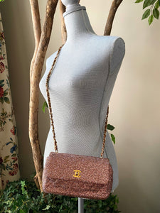 Chanel vintage 90’s mini flap bag with Swarovski crystals