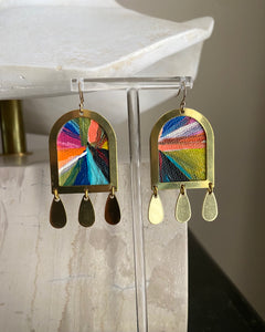 PALETTE abstract earrings - Norway