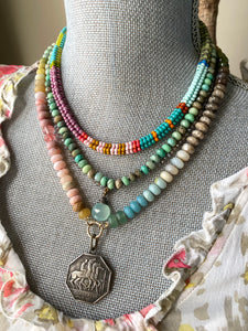 Native Gem Carabiner Necklace