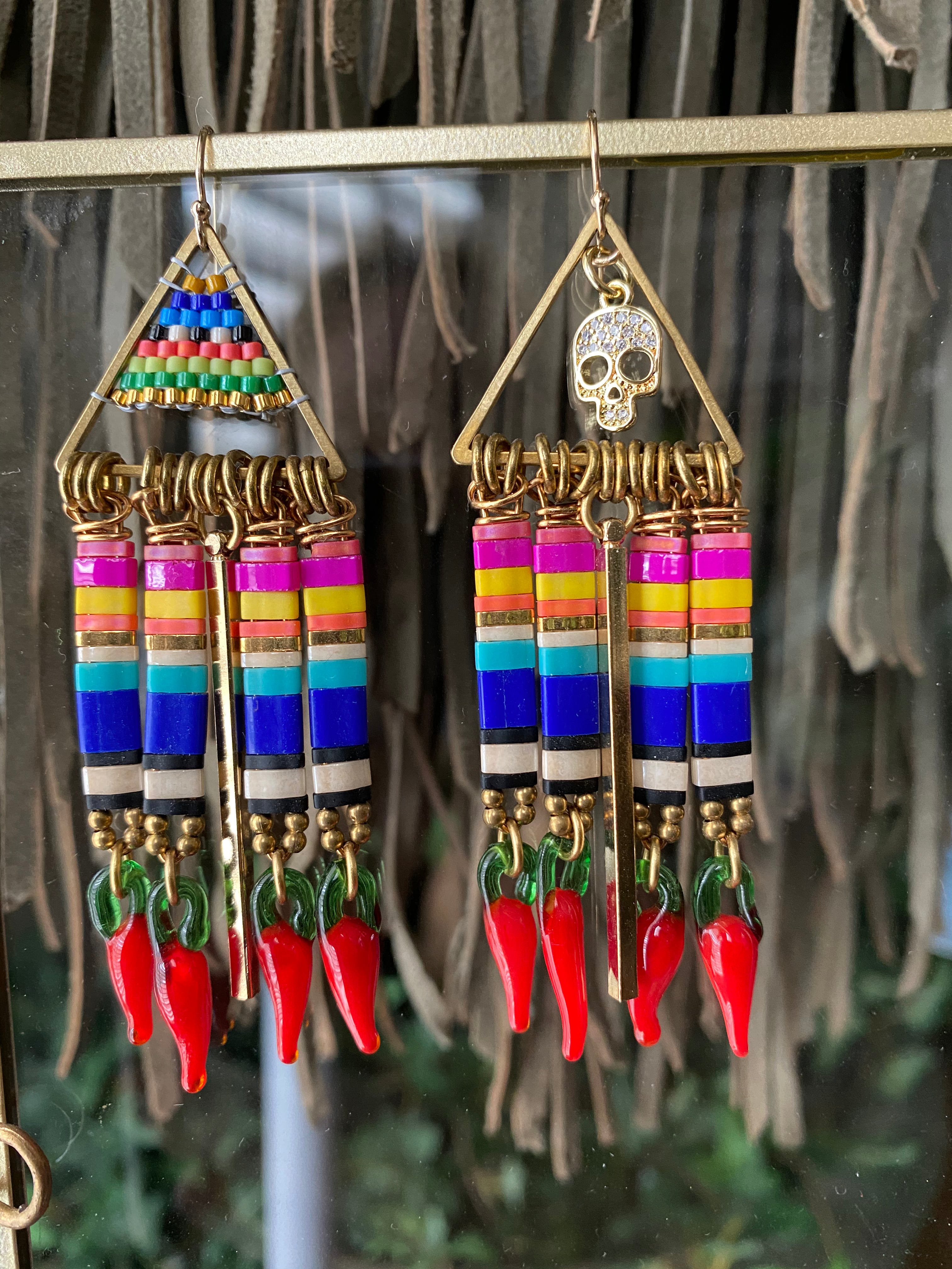 Cinco de Mayo fringe earrings