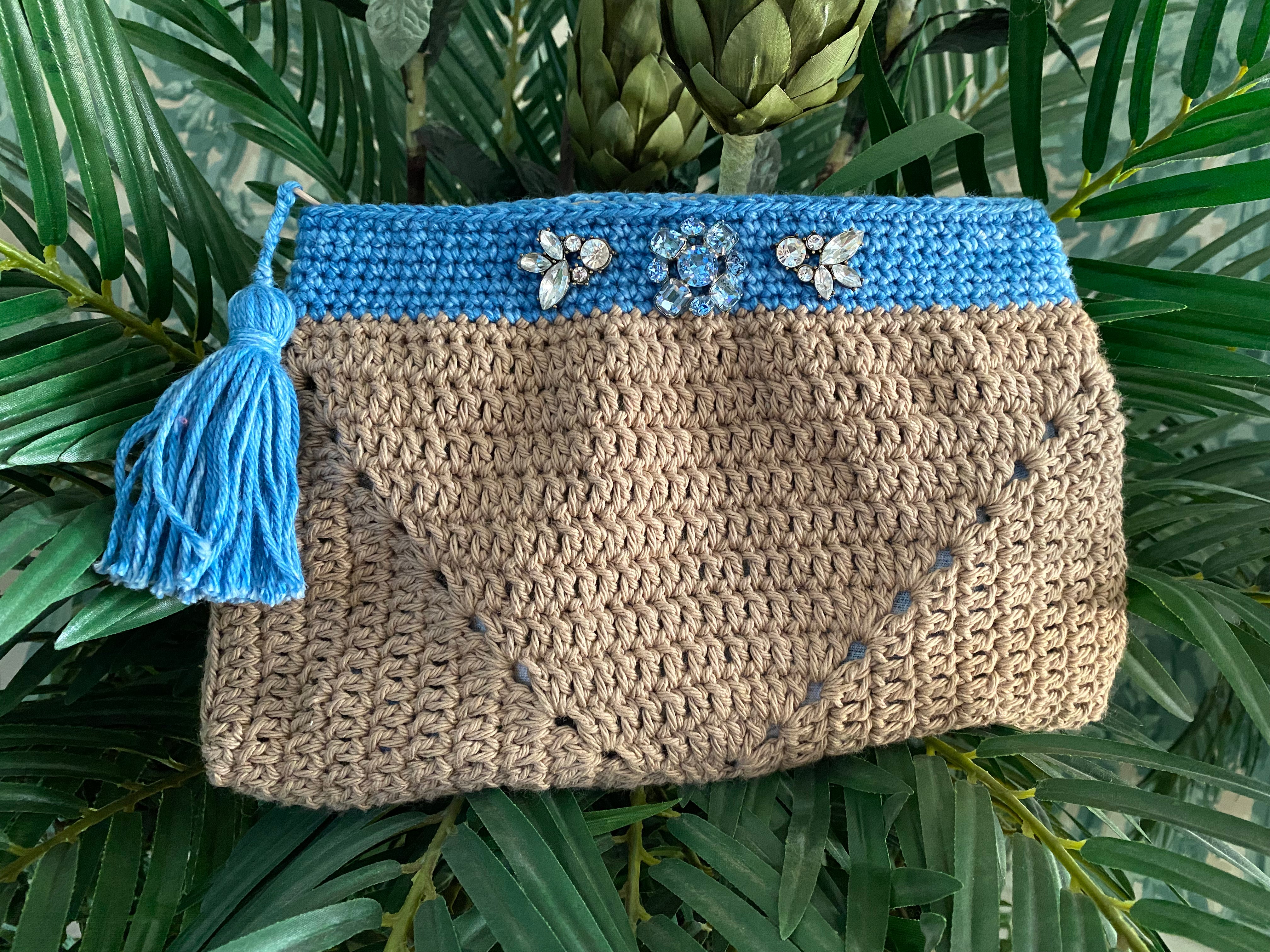 Vintage discount crochet handbags