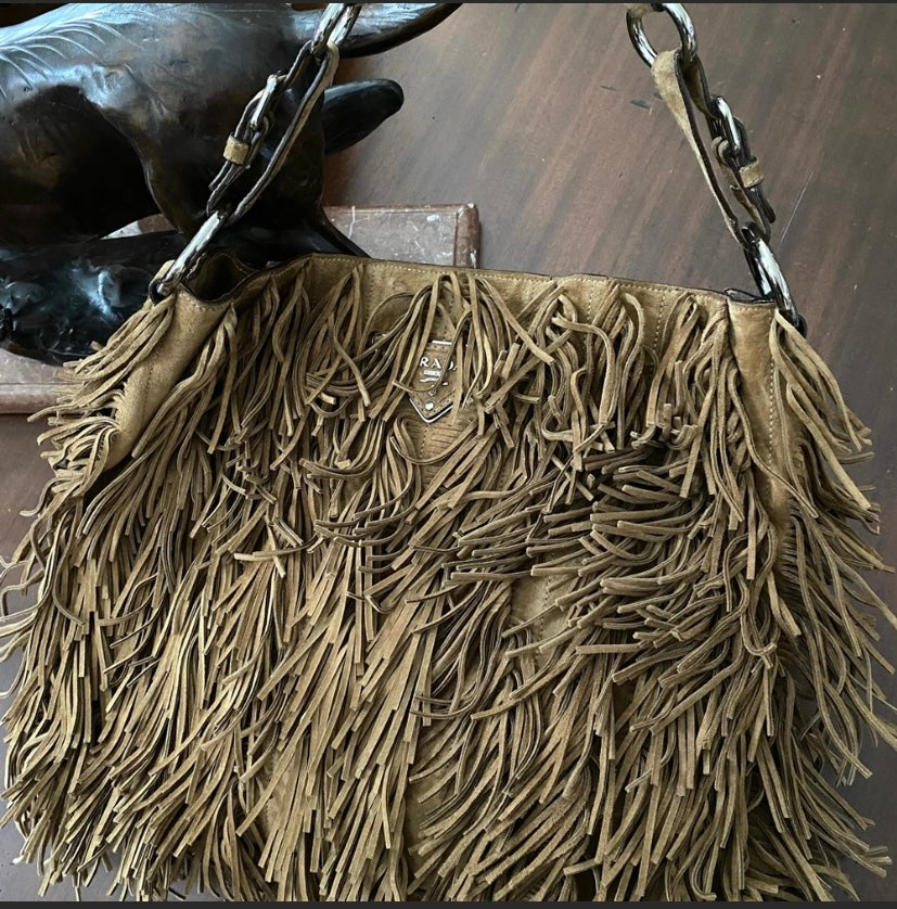 Prada fringe bag slashKnots