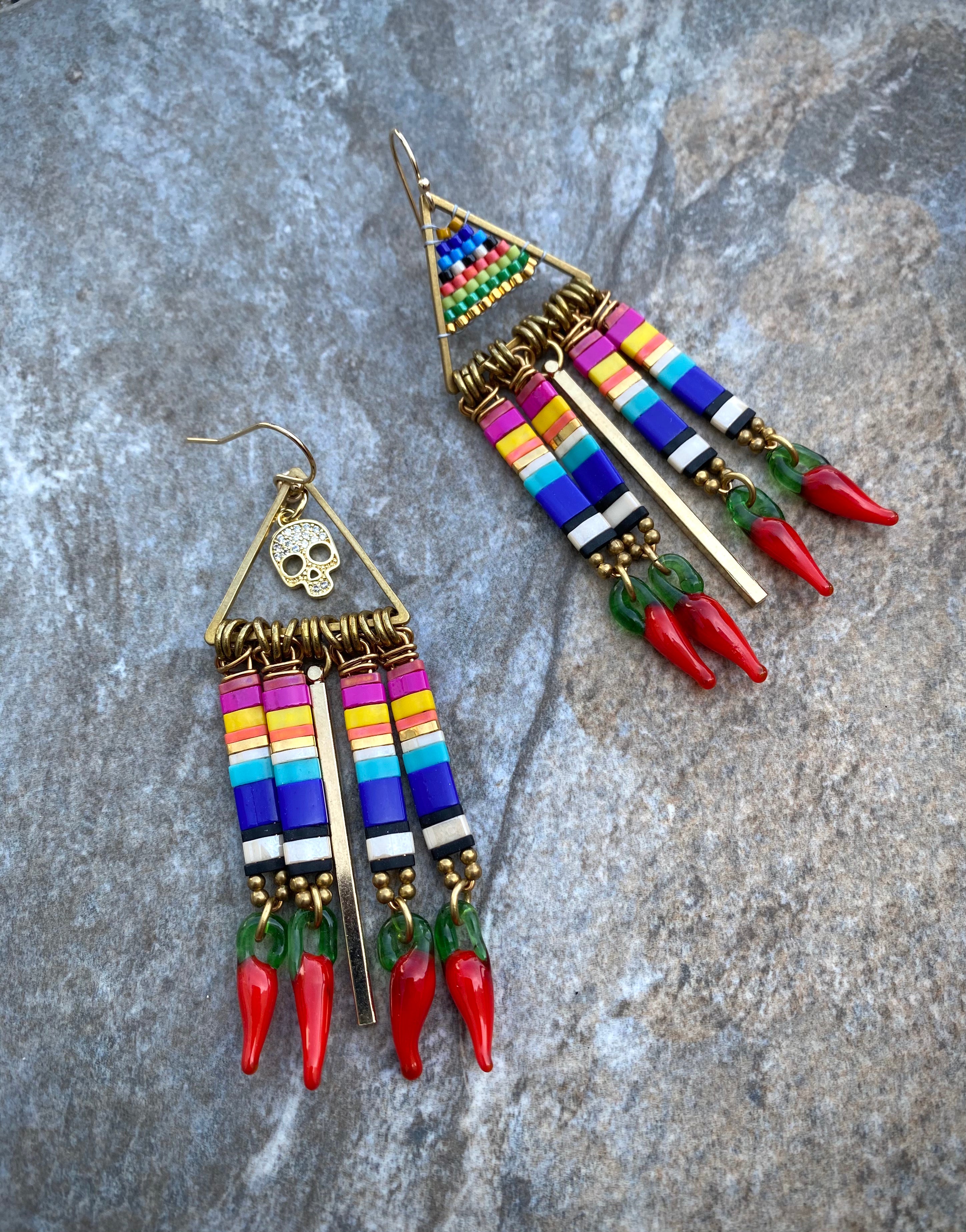 Cinco de Mayo fringe earrings