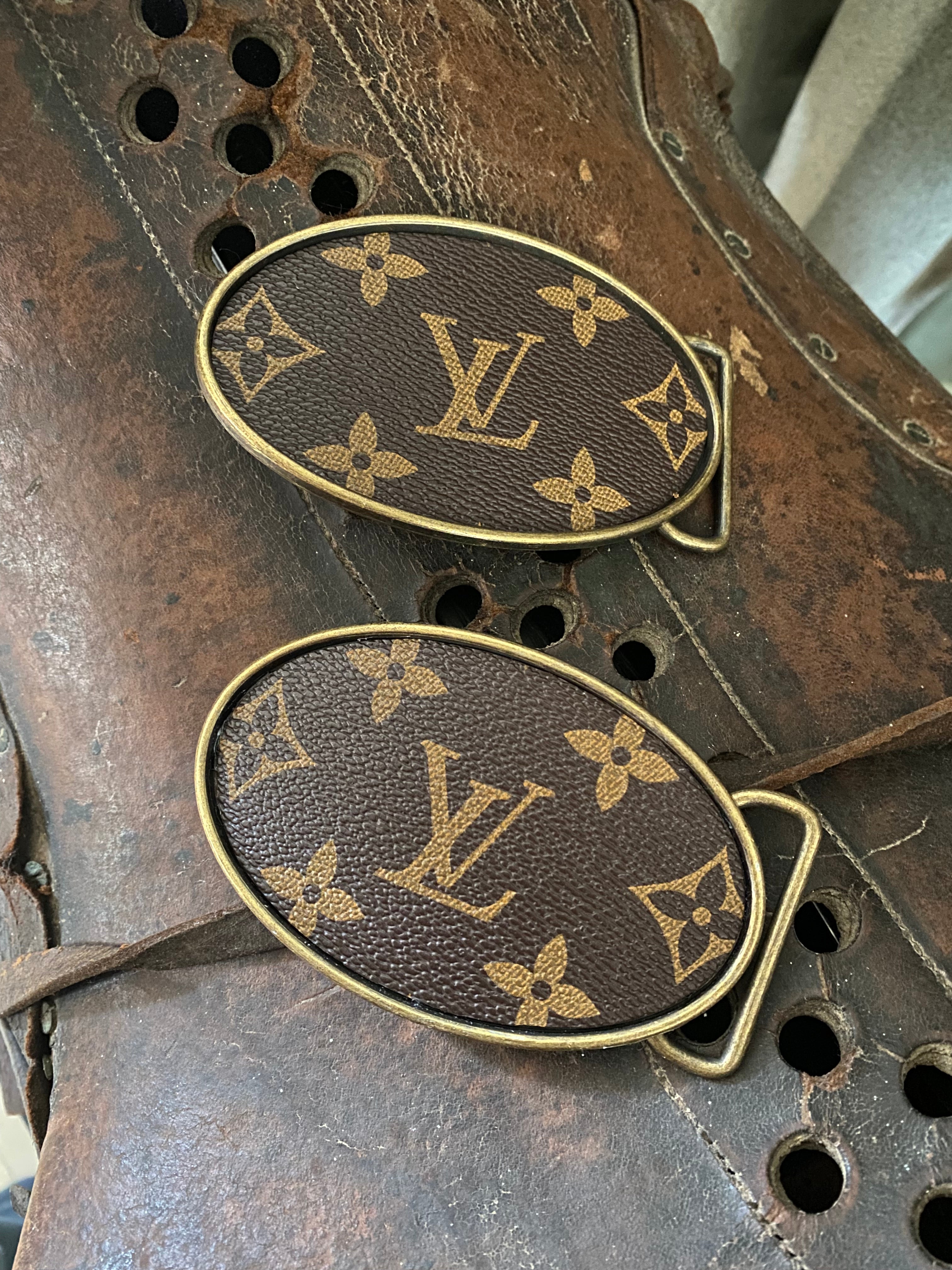 Adjustable Bum Bag PATCH of Lv- Smooth Leathers – Patches Of Upcycling